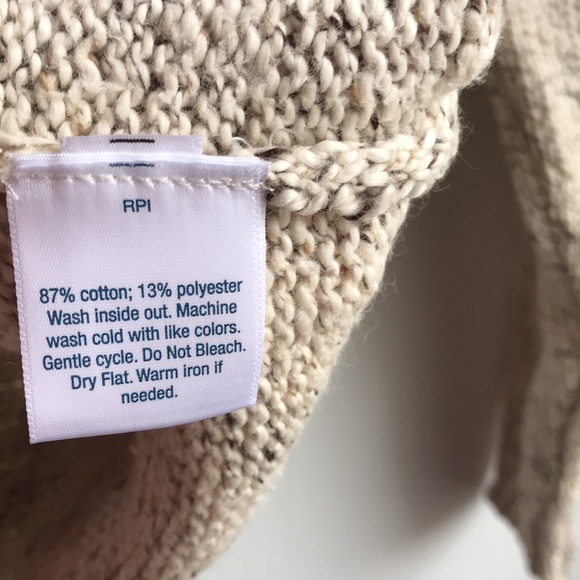 Urban Pipeline NWT Boy’s mock Neck Sweater Cream Heathered Cotton Blend sz Med - Picture 8 of 9